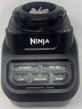 Ninja Black Professional Blender Base with Power, Pulse and Speed Controls